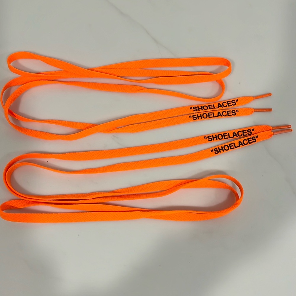 Off-White Orange Shoelaces